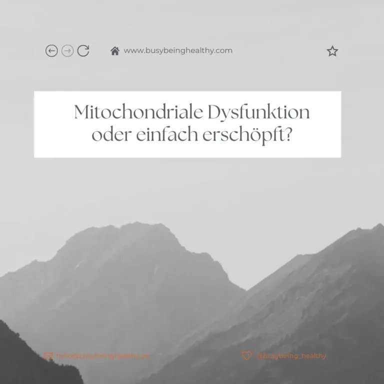 Mitochondriale Dysfunktion