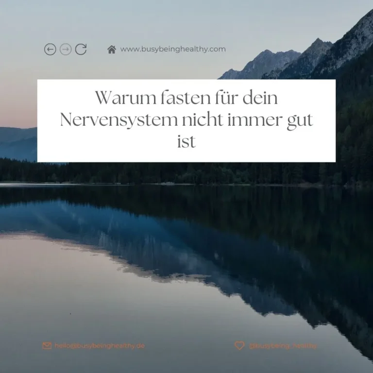 Fasten und Nervensystem