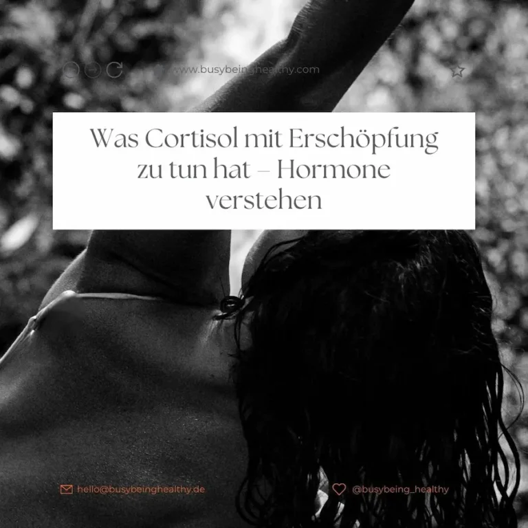 Cortisol und Erschöpfung